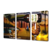 tablou canvas premium art factory truecolor colectia bar cana cafea si lichior decoratiuni moderne pentru casa 3 x 30 x 45 cm imagen 48_0_
0