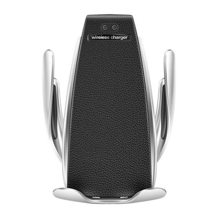 Automatic Стойка за кола, Безжично зарядно устройство FENiX® Smart sensor S5, Fast Wireless Charger, (Qi standard), Черен