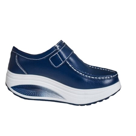 Pantofi cu talpa joasa comozi,casual,model cu scai,D&J Exclussive,albastru, Albastru