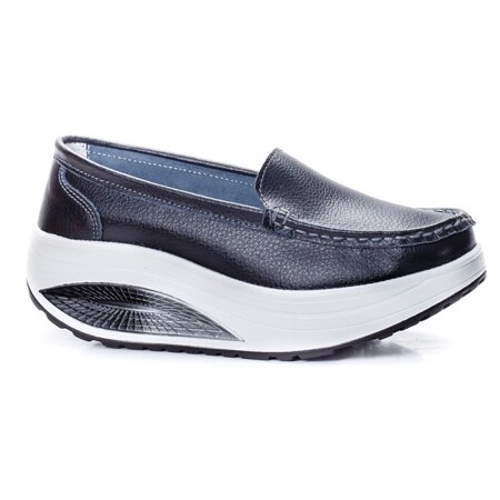 Pantofi cu talpa joasa comozi,casual,D&J Exclussive,negru, Negru