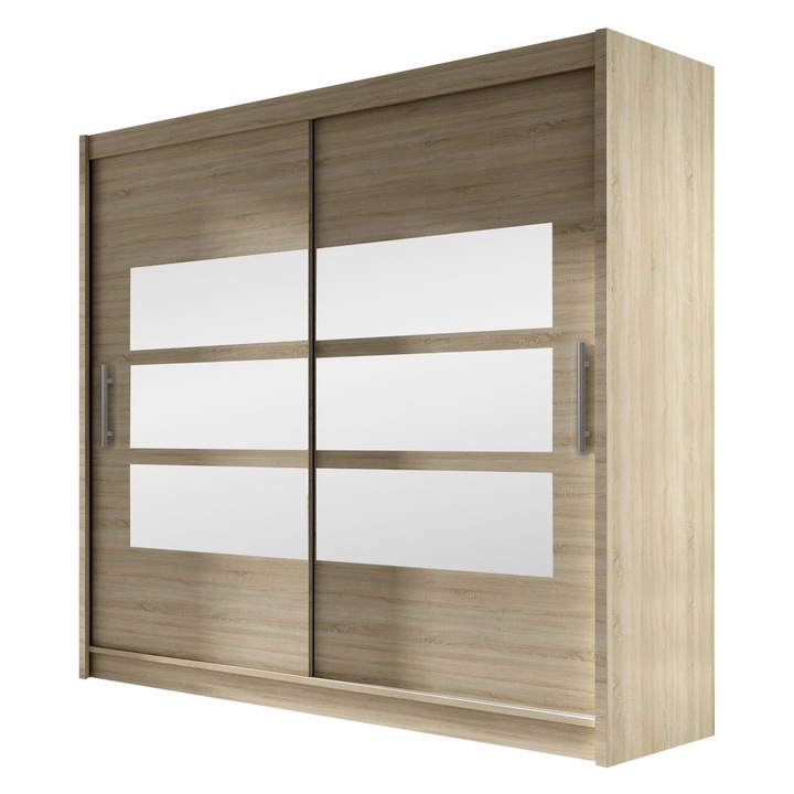 Dulap London III, MIRJAN24, sonoma, 180x215x57 cm