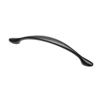 Maner pentru mobilier arc, negru-mat, L 160 mm / C 128 mm material ZnAl Maner pentru mobilier arc, negru-mat, L 160 mm / C 128 mm material ZnAl
