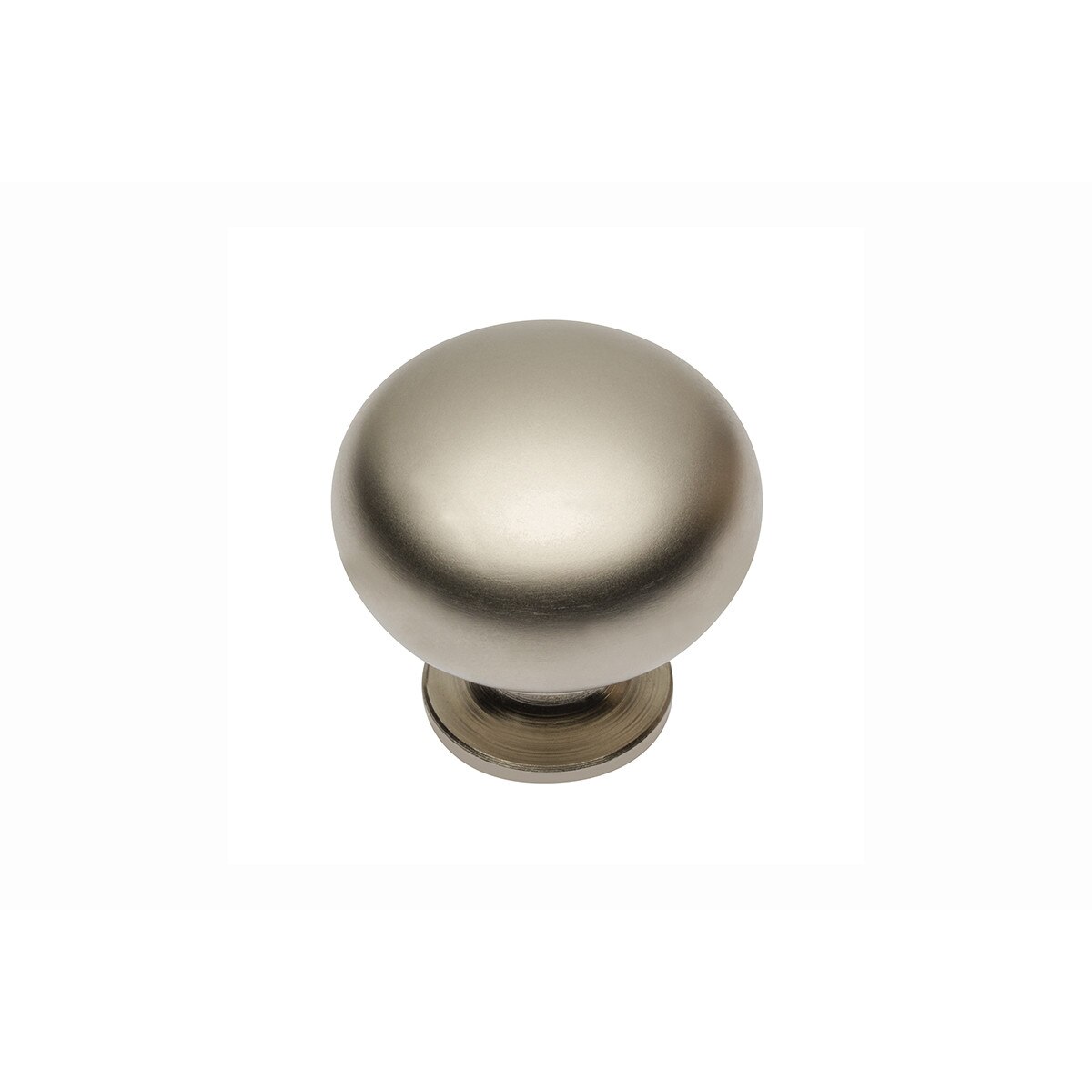 Buton pentru mobilier, satinat, 32.5 mm, material ZnAl