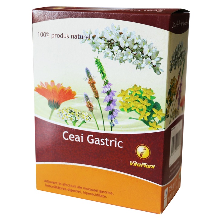 Ceai gastric - VitaPlant, 100 gr, 100% natural