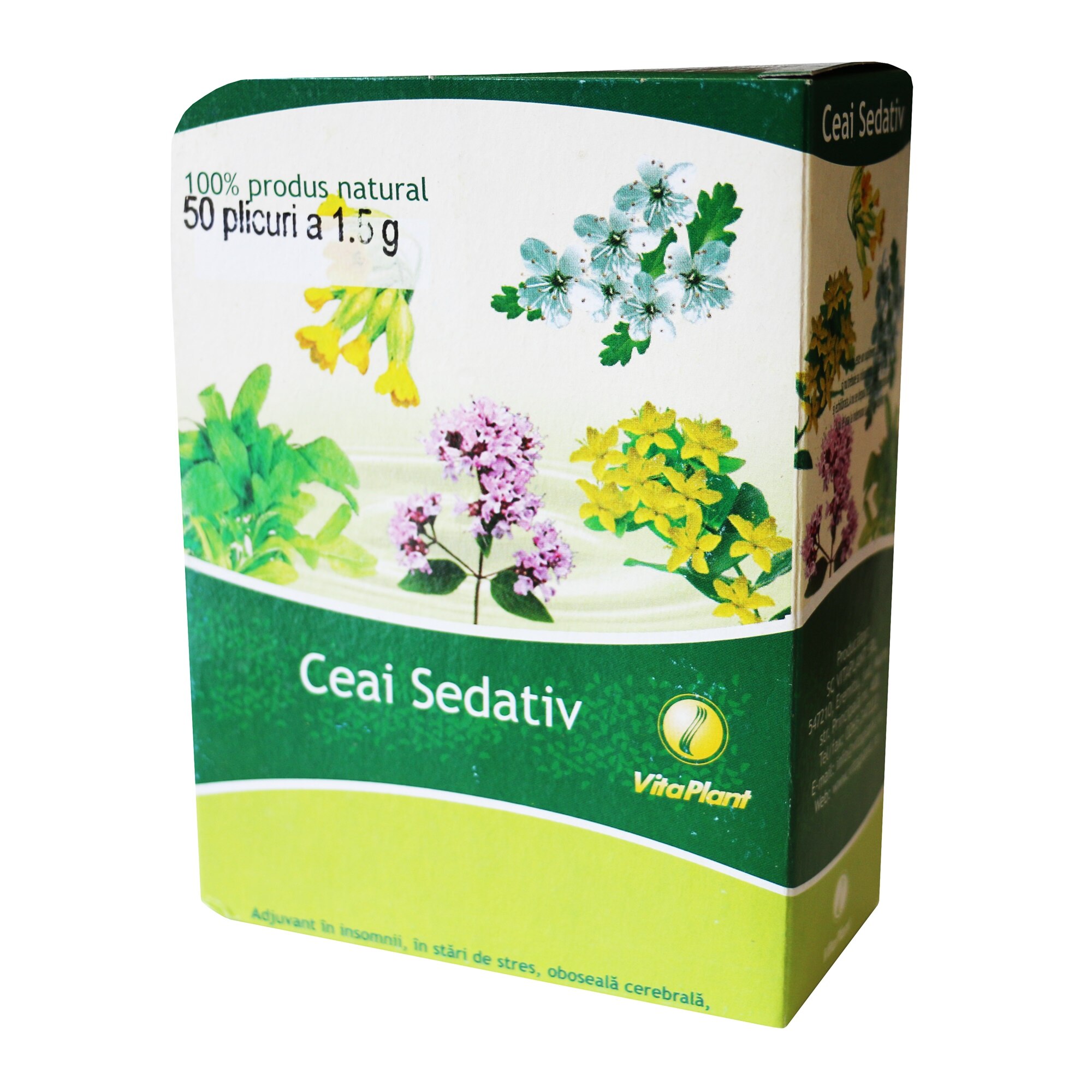 Ceai sedativ - VitaPlant, 100 gr, 100% natural