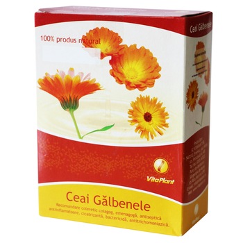 Ceai de galbenele - VitaPlant, 50 gr, 100% natural Ceai de galbenele - VitaPlant, 50 gr, 100% natural