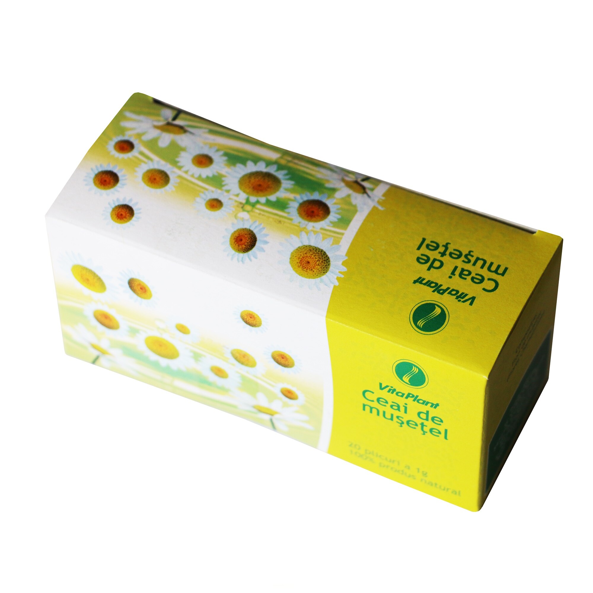 Ceai de musetel - VitaPlant, 20 plicuri x 1 gr, 100% natural