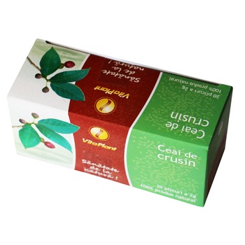 Ceai de crusin - VitaPlant, 20 plicuri x 2 gr, 100% natural Ceai de crusin - VitaPlant, 20 plicuri x 2 gr, 100% natural