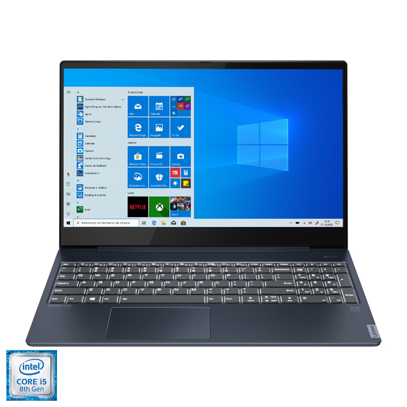 Laptop Lenovo Ideapad S540-15IWL cu procesor Intel® Core™ i5-8265U