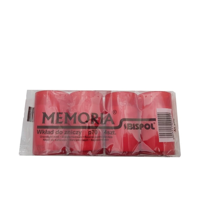 Комплект свещи 4 части Червени време на горене 22ч