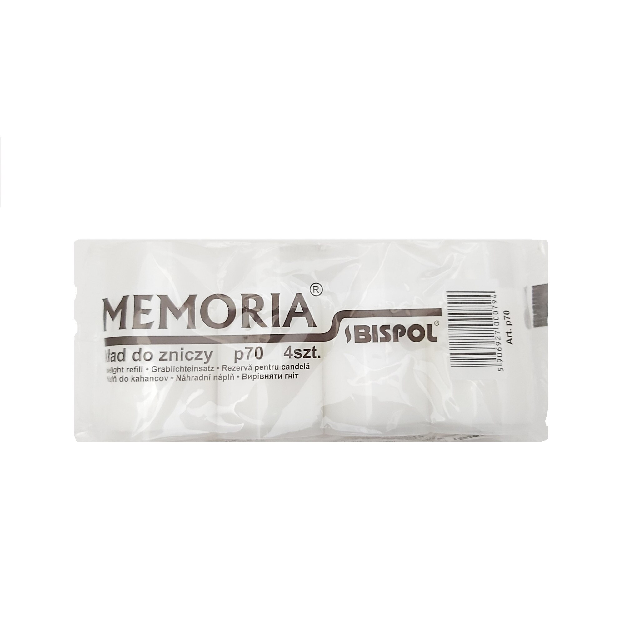 Set Candele 4 bucati Alb timp ardere 22h