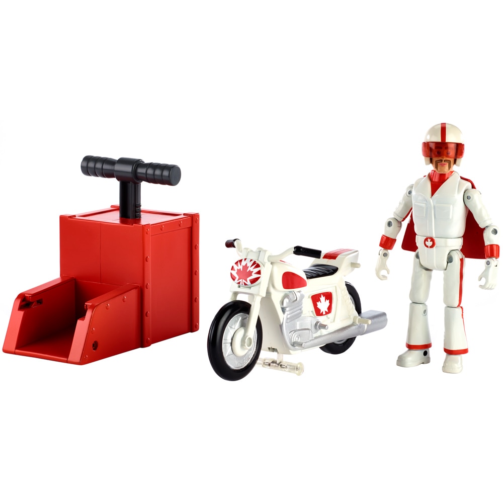 Set de joaca Toys Story - Duke Caboom cu motocicleta
