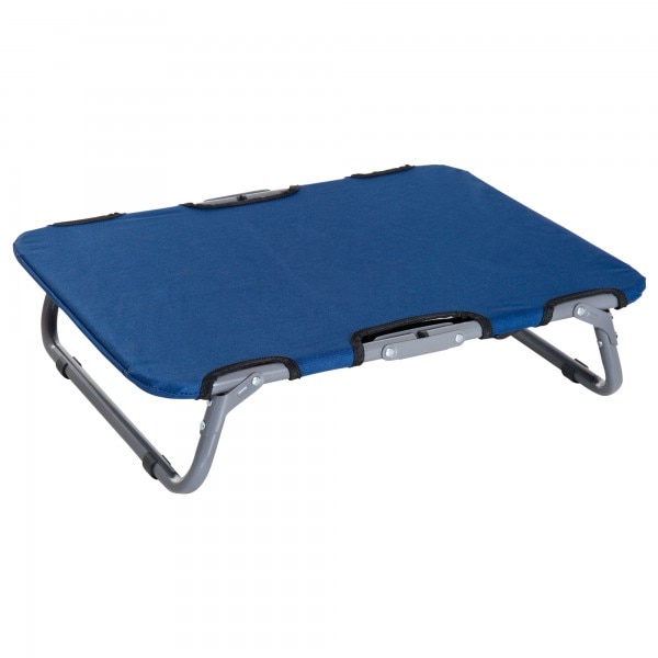 Patut pliabil PawHut din material textil Oxford pentru caini, albastru, 59x46x15 cm