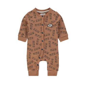 Salopeta bebelusi, Noppies, cu mansete , Pontiac, maro, 80 cm Salopeta bebelusi, Noppies, cu mansete , Pontiac, maro, 80 cm