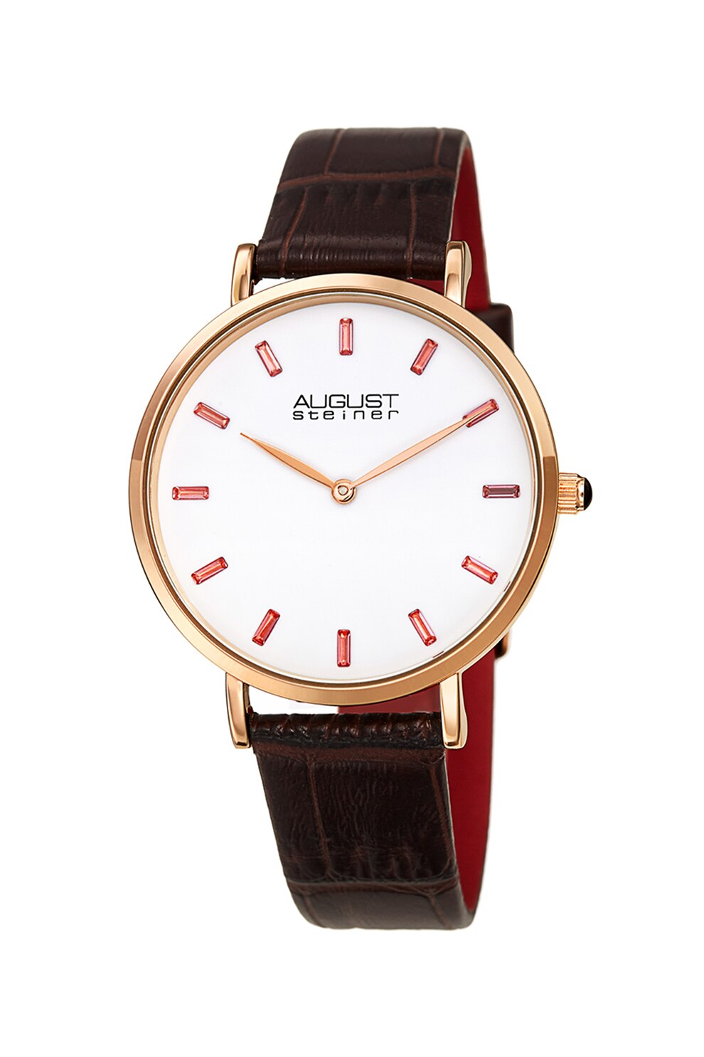 August Steiner, Ceas analog cu cristale, Maro inchis