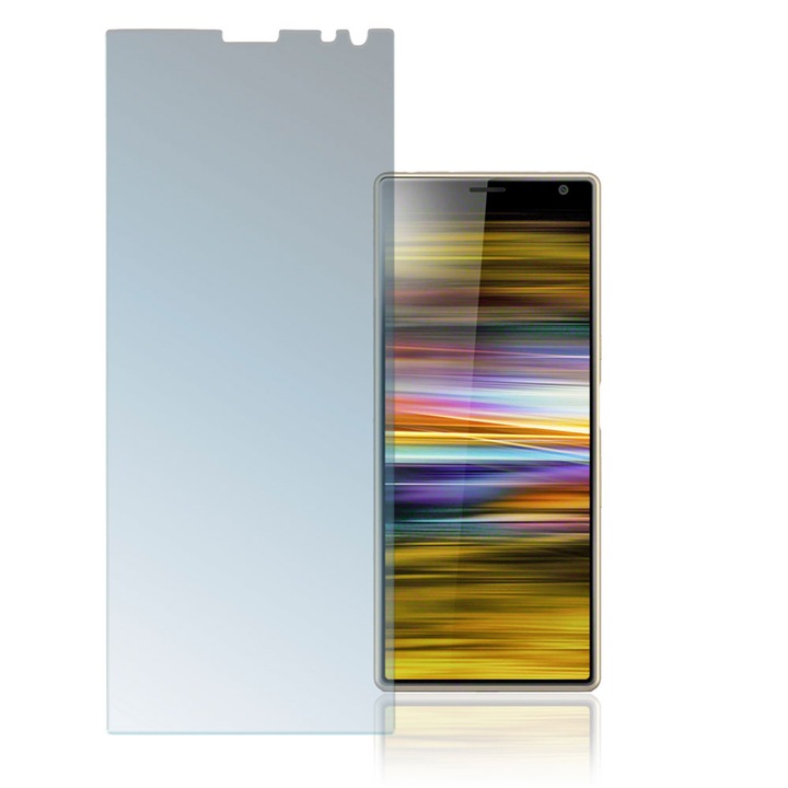 4smarts Second Glass Limited Cover - калено стъклено защитно покритие за дисплея на Sony Xperia 10 Plus (прозрачен)