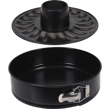 Set 2 Piese, pentru Tort, cu Fund Detasabil, NAGO, 26 x 7 cm, Negru Set 2 Piese, pentru Tort, cu Fund Detasabil, NAGO, 26 x 7 cm, Negru