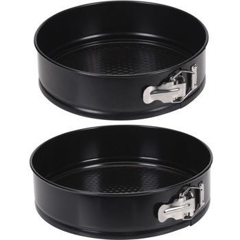 Set 2 forme tort cu fund detasabil 24x7cm, 26x7cm Set 2 forme tort cu fund detasabil 24x7cm, 26x7cm