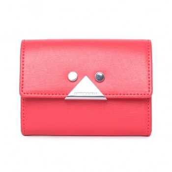 Portofel din piele naturala Emporio Armani, 3 compartimente, Rosu Portofel din piele naturala Emporio Armani, 3 compartimente, Rosu