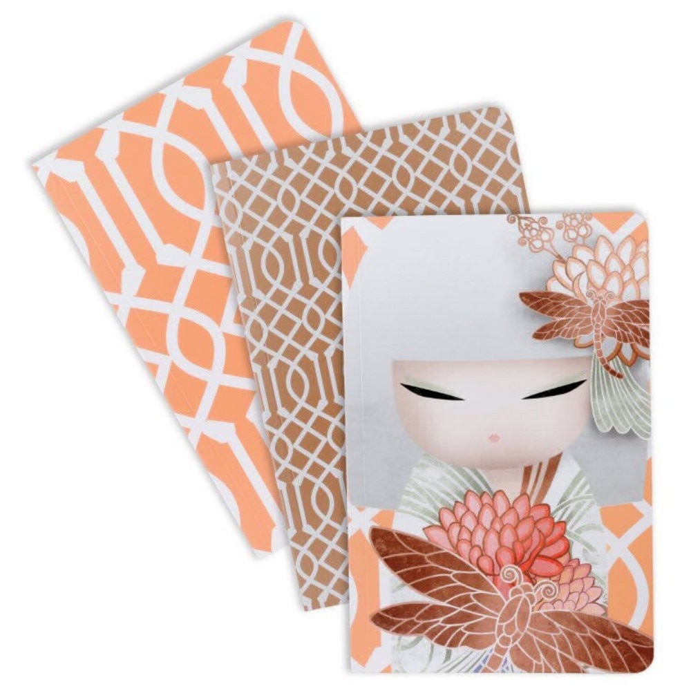 Set de 3 carnetele colectia Kimmidoll KAZUMI