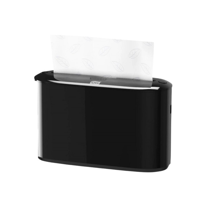 Dozator Prosoape pentru Maini Pliate Tork Xpress® Countertop Multifold 552208, culoarea negru