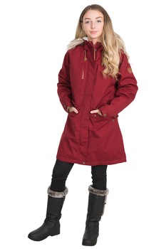 Trespass, Geaca parka impermeabila Faithful, FAJKRATR0011-MERLOT Trespass, Geaca parka impermeabila Faithful, FAJKRATR0011-MERLOT