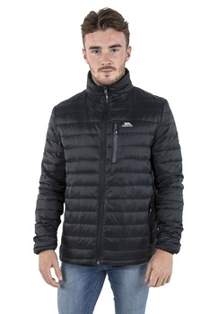 Trespass, Jacheta usoara cu umplutura de puf Stellan, Negru, M Trespass, Jacheta usoara cu umplutura de puf Stellan, Negru, M