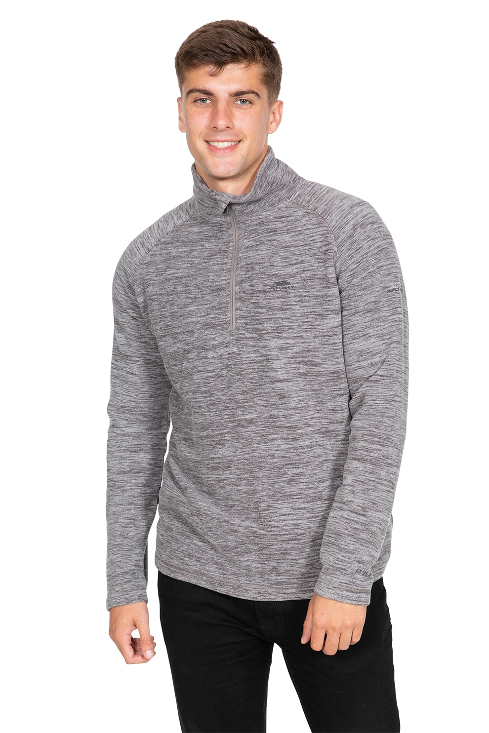 Trespass, Bluza din material fleece Crucial, Gri