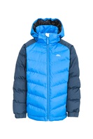 Trespass, Jacheta impermeabila rezistenta la vant cu gluga si vatelina Sidespin, Albastru, 3-4Y Standard