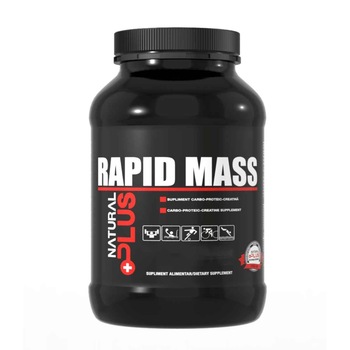 Gainer pentru cresterea masei musculare - Rapid Mass 1000 g , capsuni Gainer pentru cresterea masei musculare - Rapid Mass 1000 g , capsuni