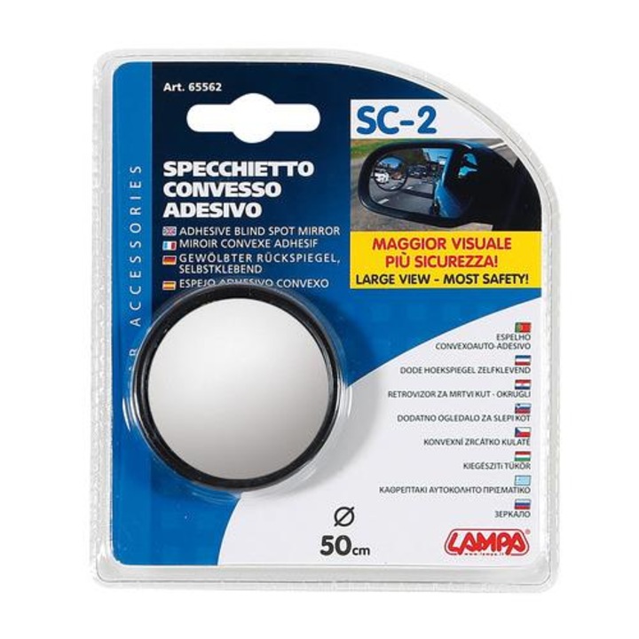 Lampa univerzális convex tükör 50mm