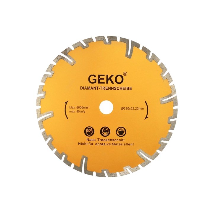 GEKO G00226 Gyémánttárcsa, 230mm