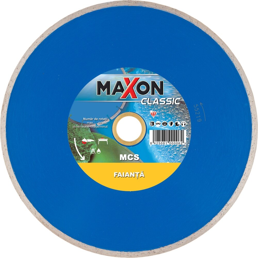 Disc diamantat, Maxon 115 mm pentru gresie