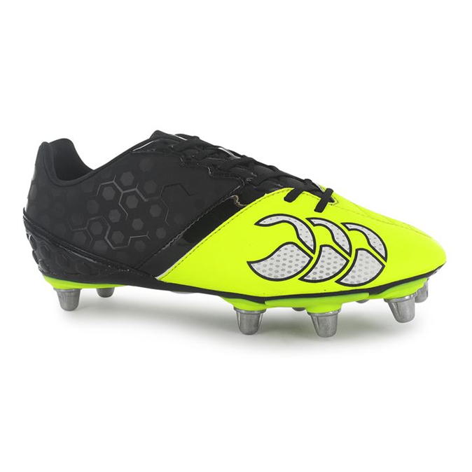 Pantofi rugby copii Canterbury Phoenix Club, Galben/Negru, 35.3 EU