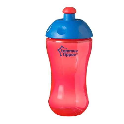 Cana Tommee Tippee Basics Sports Explora 300 ml, Rosu