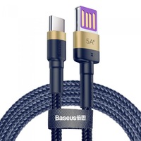 cablu de dateincarcare baseus cafule quick charge usb type-c 1m 5 a albastruauriu imagen 30_0_
0