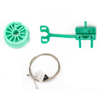 Kit reparatie macara geam electric Punto/ Grande Punto 99-05 (stanga-fata) Kit reparatie macara geam electric Punto/ Grande Punto 99-05 (stanga-fata)