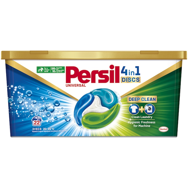 Капсули за пране Persil Discs Universal, 22 изпирания