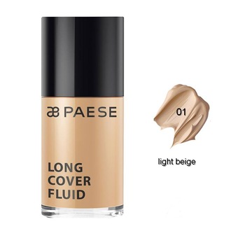 Fond de ten Paese Long Cover Fluid 01 Light Beige, 30 ml Fond de ten Paese Long Cover Fluid 01 Light Beige, 30 ml