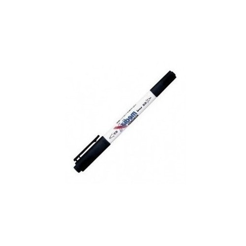 Marker permanent Uni-ball PD-153T pentru CD 2 capete negru