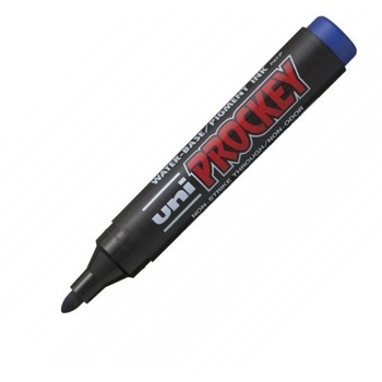Marker permanent Uni-ball PM-122 Prockey varf rotund albastru Marker permanent Uni-ball PM-122 Prockey varf rotund albastru
