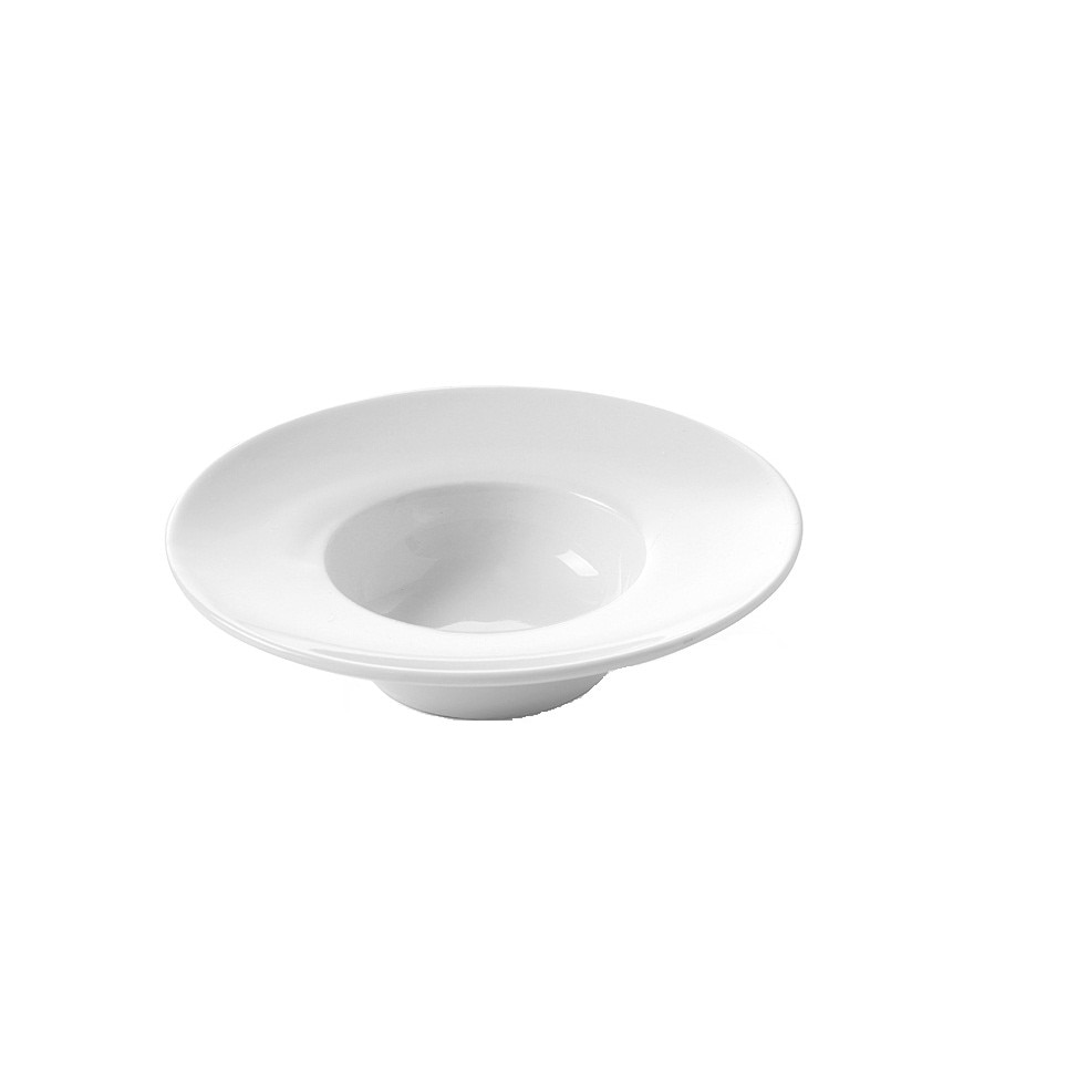 Vas aperitive Hendi, model Plato, portelan, set 6 buc., Ø10x(H)2,5 cm