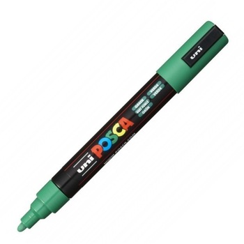 Marker Uni-ball PC-5M Posca 1,8-2,5 mm verde Marker Uni-ball PC-5M Posca 1,8-2,5 mm verde