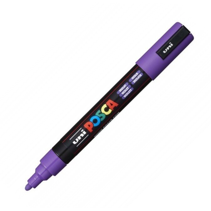 Marker Uni-ball PC-5M Posca 1,8-2,5 mm violet