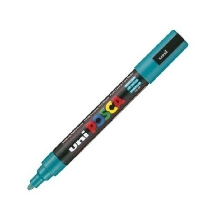 Маркер Uni-ball PC-5M Posca 1.8-2.5 mm изумрудено зелен