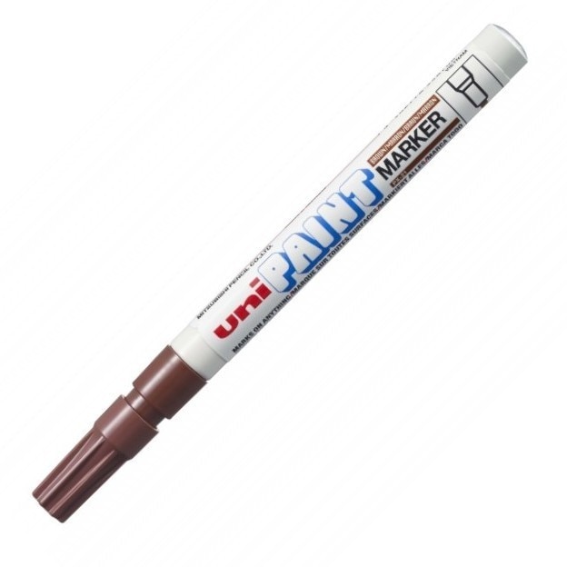 Marker vopsea Uni-ball PX-21 0,8-1,2 mm maro