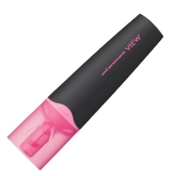 Textmarker Uni-ball Promark View USP-200 roz fluorescent