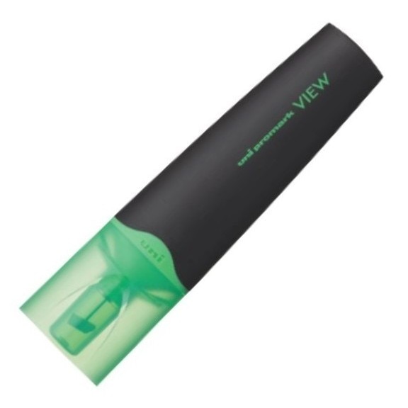 Textmarker Uni-ball Promark View USP-200 verde fluorescent