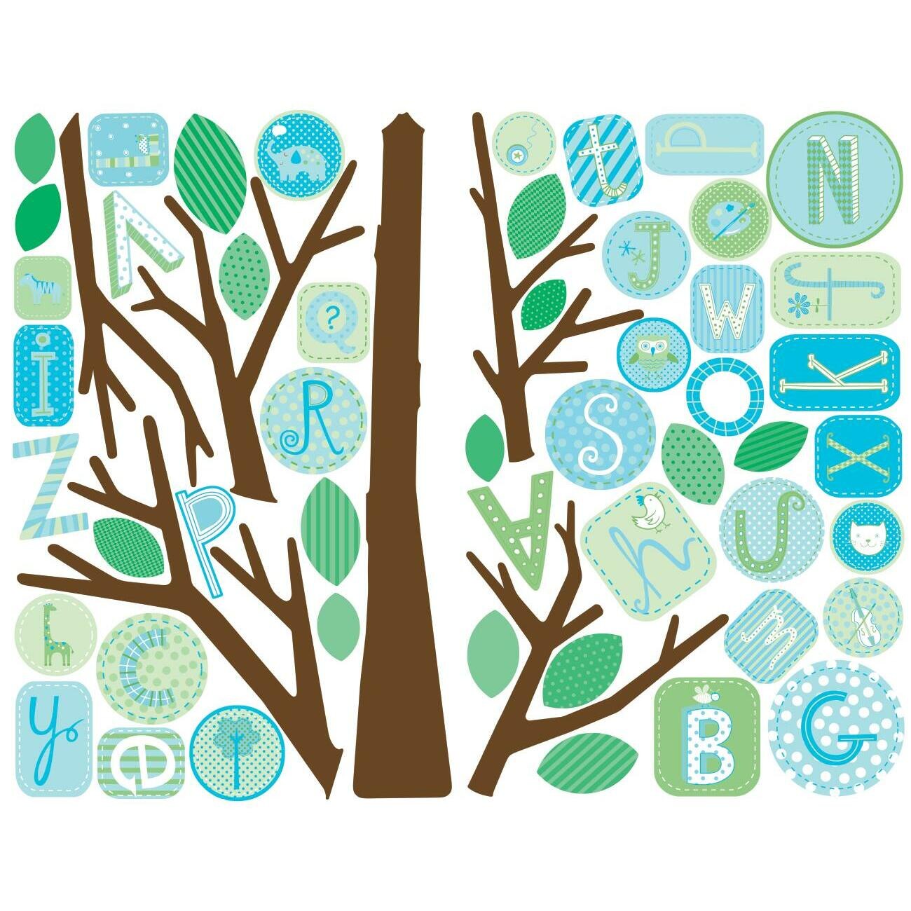 Sticker gigant ABC TREE | 139,7 x 134,62 cm - eMAG.ro