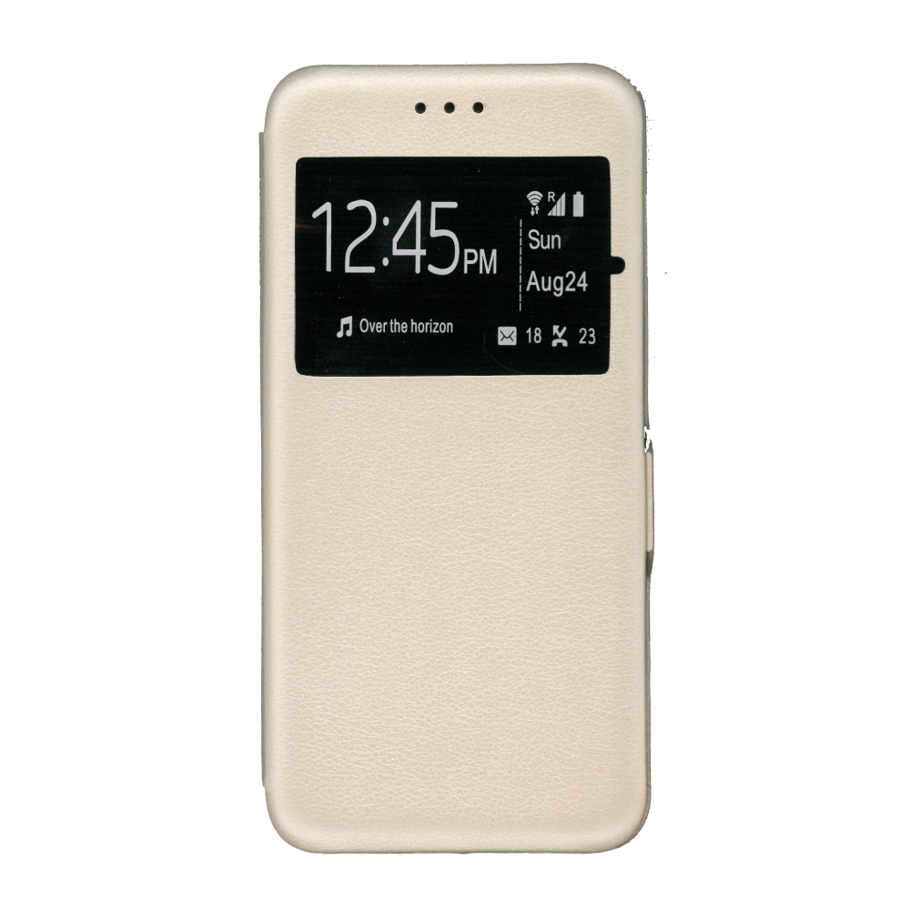 Husa de protectie tip carte, 360 Window, EuroCELL , pentru Huawei Nova 5T, auriu